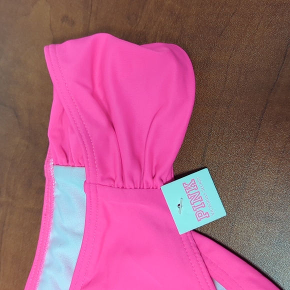 Victoria Secret PINK Ruffle Swim Bikini Bottom L - Picture 2 of 4